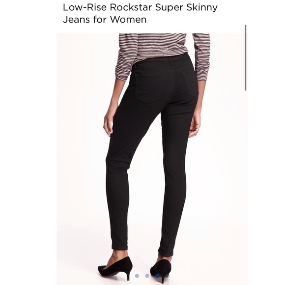 Low-Rise Rockstar Super Skinny Jeans - Picture 3 of 6